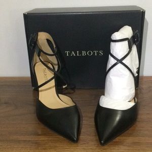 Talbots Black Erica 75 Cross Strap